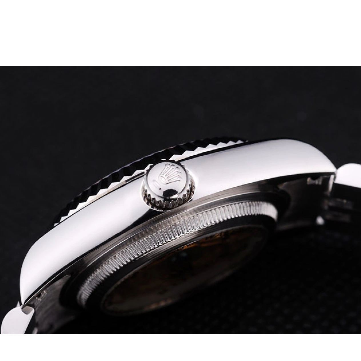 MiroTime 0823 Rolex Datejust Black Dial Diamonds Ribbed Bezel 7456